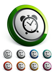 icône bouton internet réveil