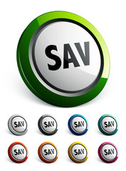 icône bouton internet SAV