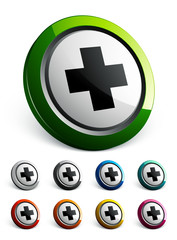 icône bouton internet santé