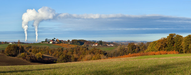 Panorama centrale nucl&eacute;aire Golfech