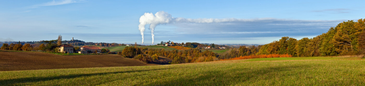 Panorama centrale nucl&eacute;aire Golfech
