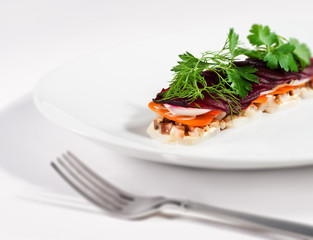 Salad with Herring