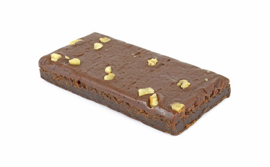 Chocolate brownie with nuts