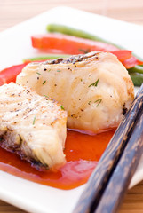 Red Snapper Süß Sauer