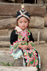 Mädchen von Asien Hmong