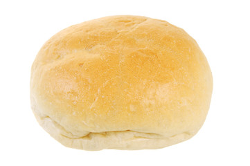 Bread roll isolated on white background
