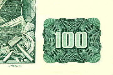 100 tschechische Korun von 1961