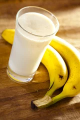 Foto op Plexiglas Milkshake Milchshake Banane
