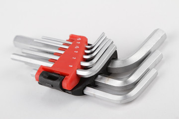 A set of hex key tools