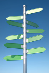 Direction sign