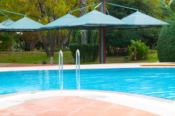 beautiful swimming pool .