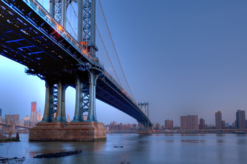 Fototapeta na wymiar Manhatten Bridge