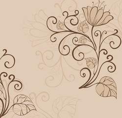 vintage floral background
