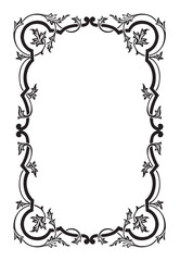 antique frame engraving (vector)