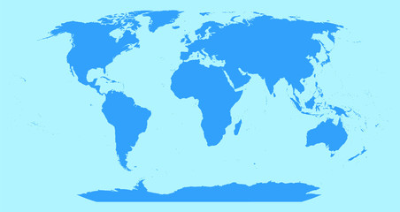 world map, vector illustration