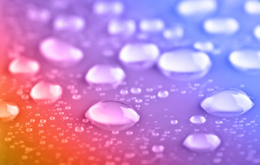 background of water drops