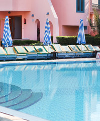 Swimming pool at hotel