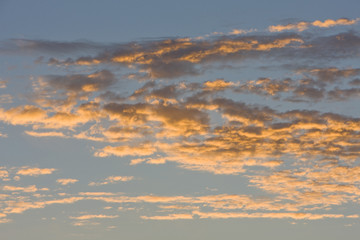 clouds during sunrise