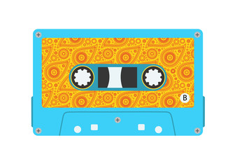 Naklejka premium audio cassette