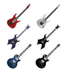 Guitar vector set
