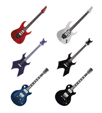 Guitar vector set
