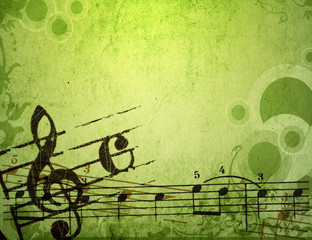 Abstract grunge melody textures and backgrounds
