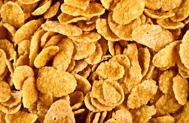background of corn flakes