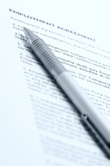 Obraz premium Employment agreement