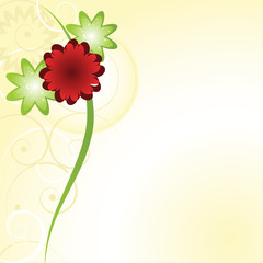 abstract flower vector background