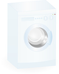 washing-mashine isolated on an white background