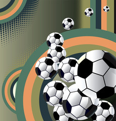 Soccer abstract background. Vector illustration.
