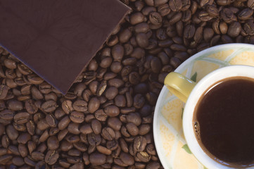Coffee and chocolate