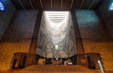 Inside the Sanctuary of Aranzazu