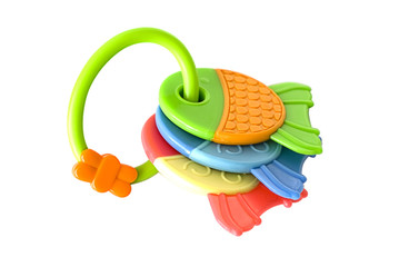 children's toy for teething three fish