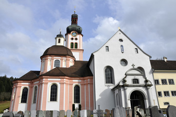 Fototapeta na wymiar Klosterkirche Fischingen