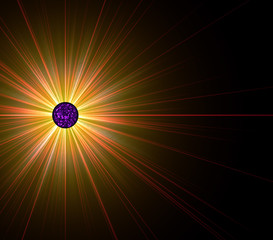 abstract background with star