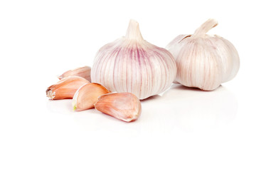 fresh garlic and slice