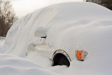 Car in Snowbank