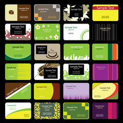 24 Colorful Business Cards