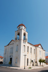 Greek white church