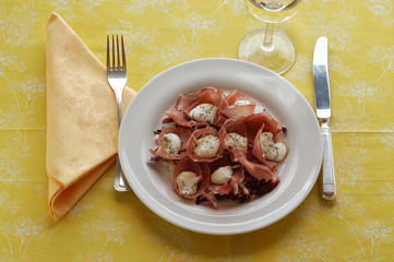 Bresaola e formaggio - Antipasti