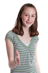 Fototapeta premium Teenager Handshake