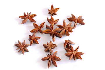 Star made from star anise..