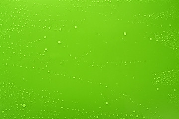 Water drops background with big and small drops