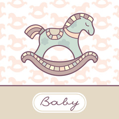 Baby arrival card
