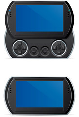 electronic portable handheld video game system
