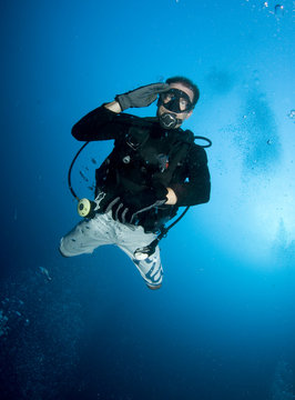 Scuba Diver Portrait