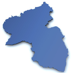 Karte von Rheinland-Pfalz