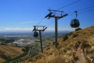 Naadloos Fotobehang Airtex Christchurch gondola © serge_t