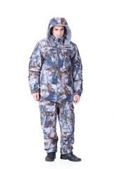 Young Man In Winter Clothing